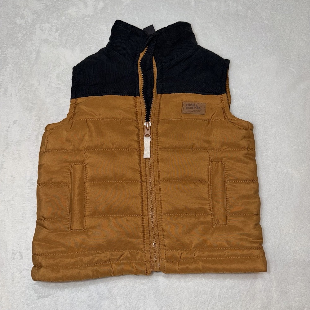 Eddie Bauer Kids Puffer Vest Classic Style Boys Toddler Size 2T